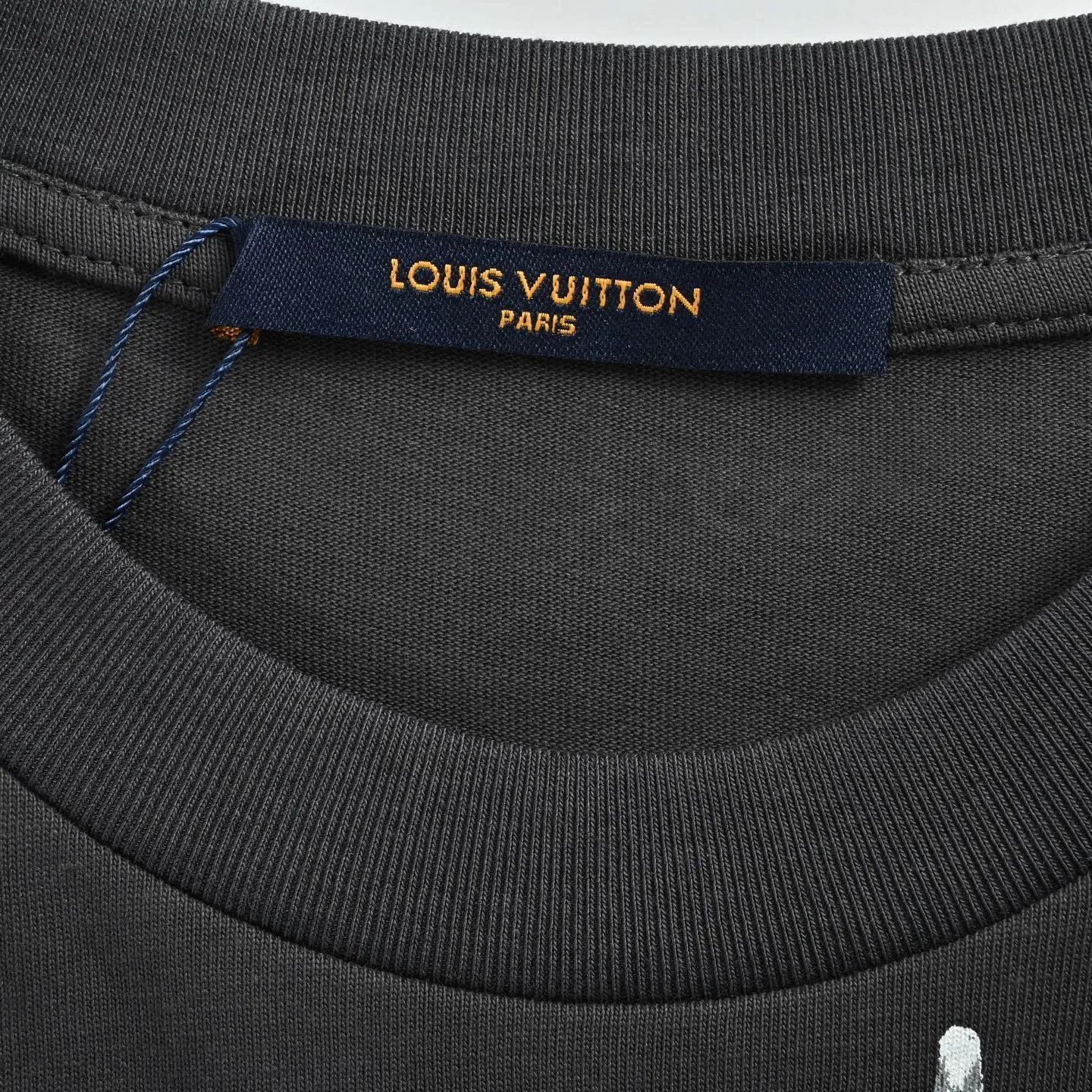 Louis Vuitton/Louis Vuitton 26ss water drop presbyopic letter print short sleeves